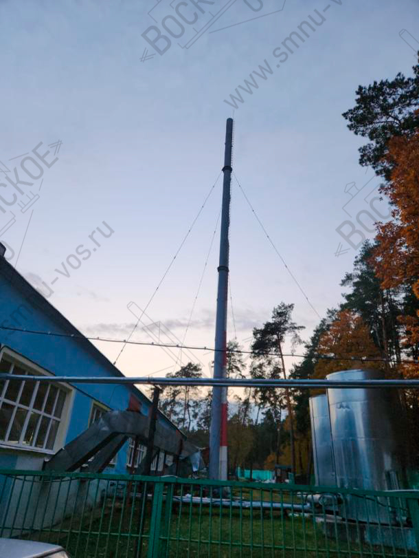 Возведение дымовой трубы в Ступино